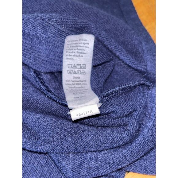 Womens SPANX Navy Perfect Length Dolman Top Blouse 3/4‎ Sleeve Size Large - Picture 10 of 10